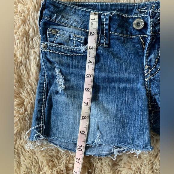 Silver BKE Cut off jean shorts size 26 - Picture 2 of 10